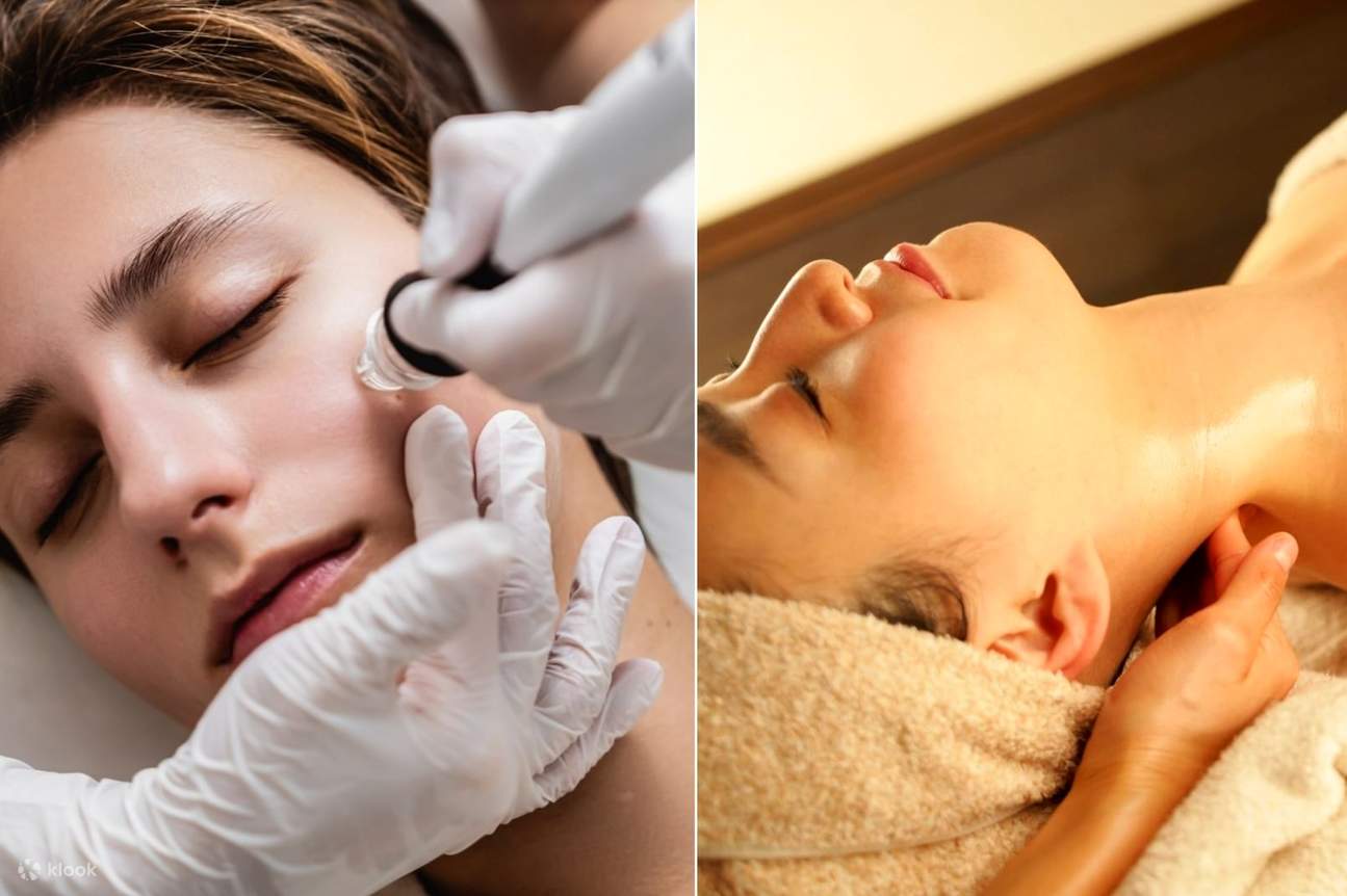 1-4. Curso Facial de Celebridades (90 min)
Combinando el masaje de hueso facial preferido por las estrellas del K-POP con dispositivos de belleza avanzados, este curso proporciona exfoliación, cuidado de poros, aumento de la elasticidad e hidratación para